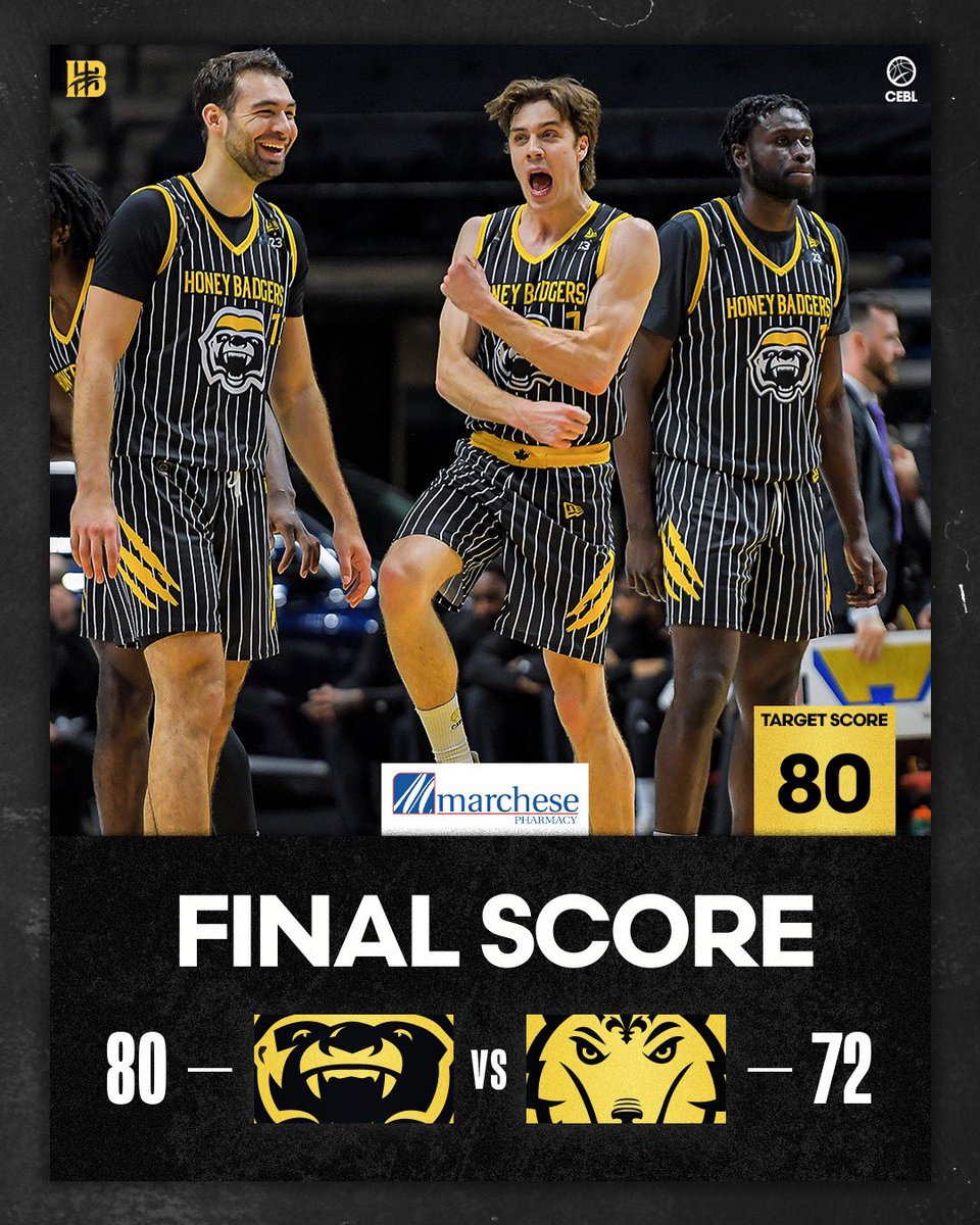 Brampton Honey Badgers tweet media