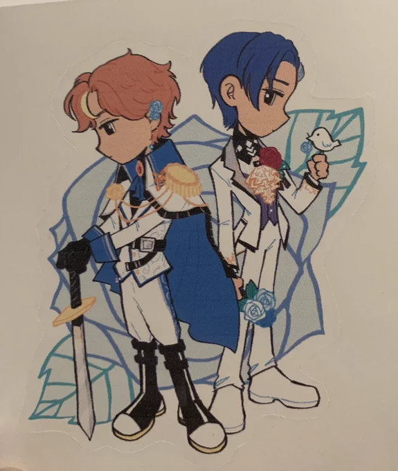 made an akitoya sticker.... and a bunch of ena stamps 