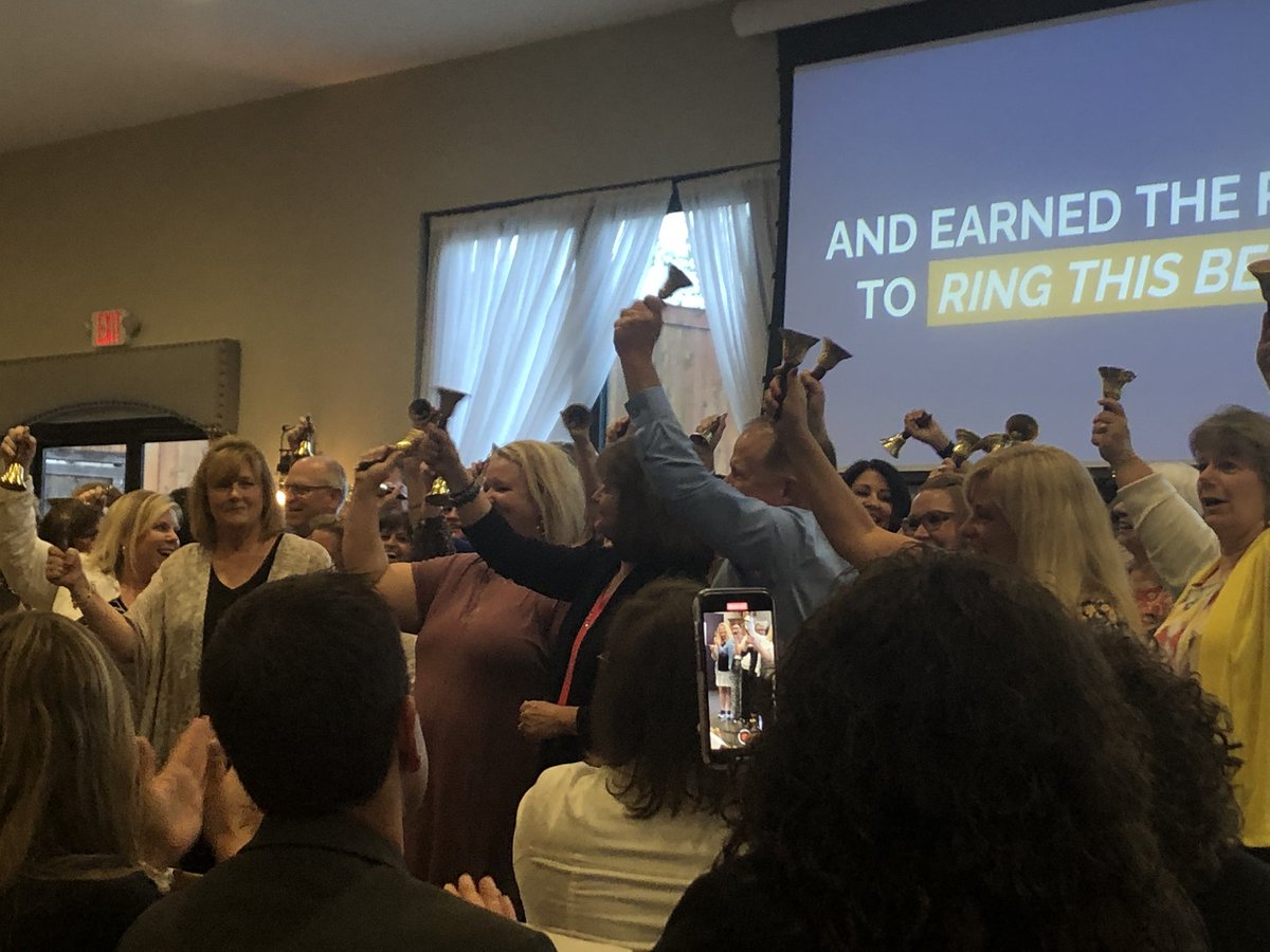 Great night celebrating our retirees ringing the bells. Congratulations to Spies,Hogan,Eilers,Lane, and Bealler. #Fhsdretirement #Bryanmiddle