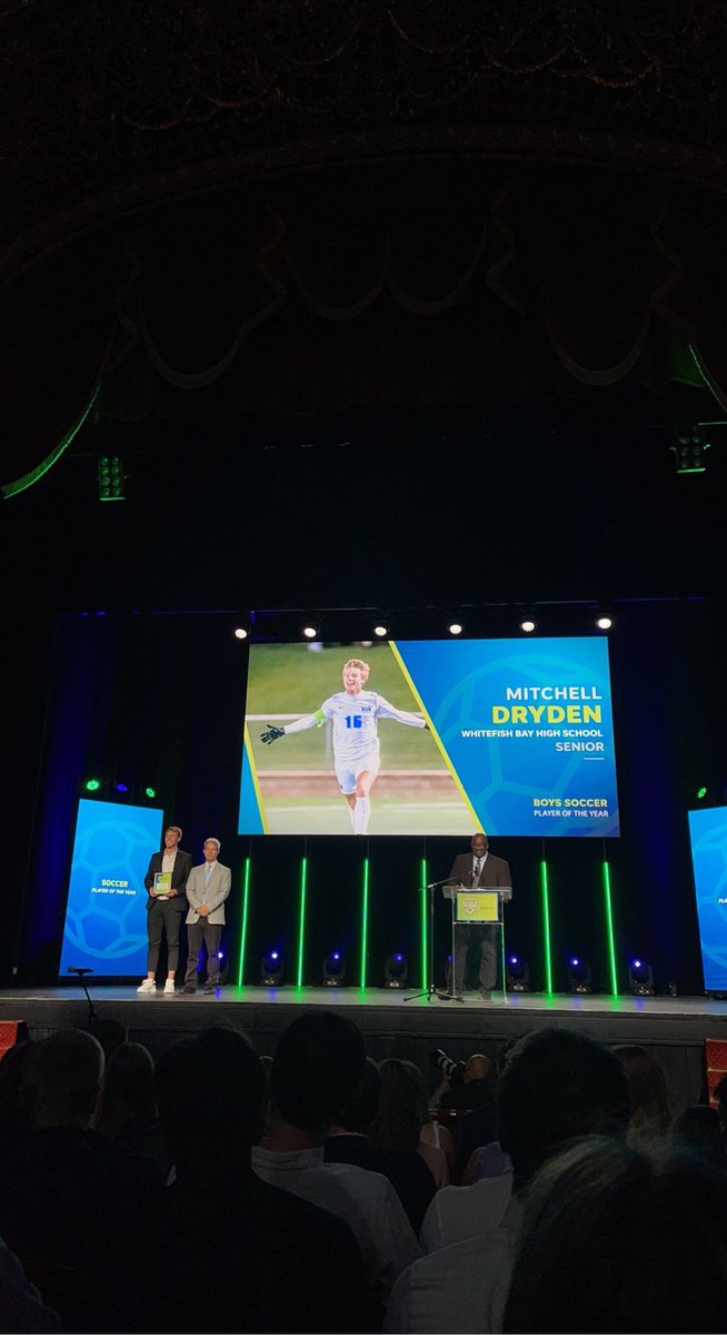Congratulations to Bavarian 19U player and Whitefish Bay Grad to be, Mitchell Dryden who was named the journal sentinel high school player of the year !! Well deserved.  #bavsnation ⁦<a href="/BavarianSoccer/">Bavarian United Soccer Club</a>⁩ ⁦<a href="/BavarianSC_Mens/">Bavarian United Men's Team</a>⁩ ⁦<a href="/WisconsinSoccer/">Wisconsin Soccer Central</a>⁩ ⁦<a href="/BadgerMSoccer/">Wisconsin Men’s Soccer</a>⁩