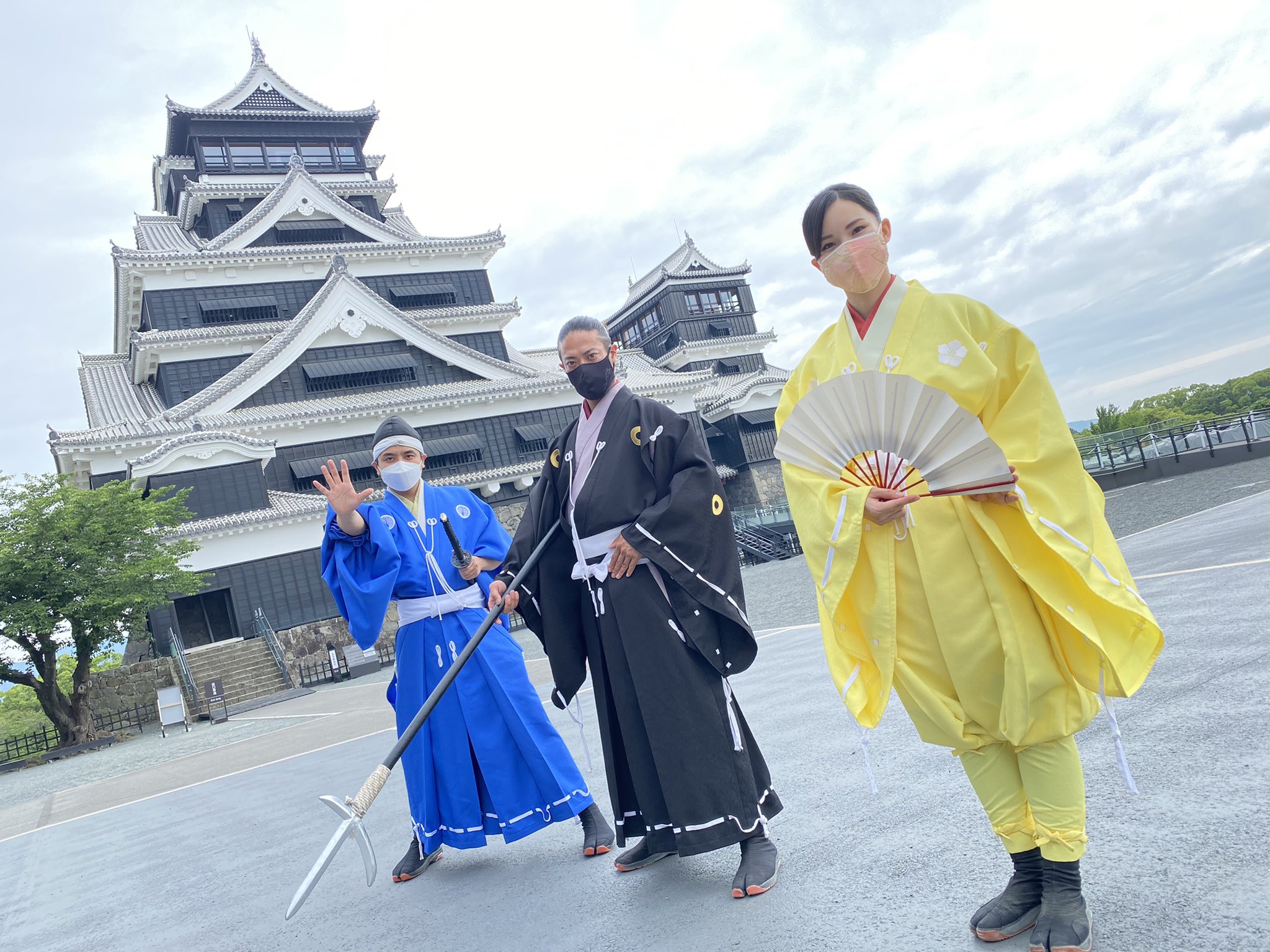 熊本城おもてなし武将隊 公式 熊本城 おはよう 武将隊 本日は御覧の布陣にて出陣 11 30 城彩苑ステージ 武将 加藤清正 島津義弘 八十姫 飯田覚兵衛 14 30 熊本城天守閣前演舞 武将 小西行長 島津義弘 大村喜前 南条元清 熊本城