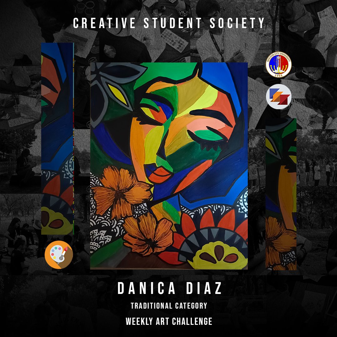 OfficialQCUCSS's tweet photo. Art Description:
"It finally painted with colours, not only with black but bunch of colours.
A signal of a new beginning. A celebration of freedom."
#1QCU
#TatakCSS
#QCUCSSLIKHAPRODUCTION
#ArtJamChallenge
#VisualArtistGroup https://t.co/aXO2a3NGie