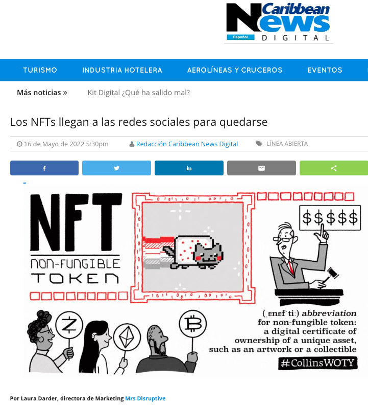 jimmypons's tweet photo. Los que dominaron la #web2 hoy ya, dando pasos para adaptarse a la #web3 El #comunitymanager tendrΓ‘ que evolucionar hacia el #nftmanager o #Metaversemanager #linkedin #instagram #Twitter https://t.co/TxgbuhY4cu #web3turismo https://t.co/YHqqW5eVVs