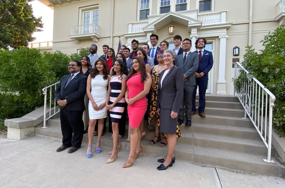Great to meet the new members of <a href="/utepsga/">UTEP SGA</a> who were sworn in at the Hoover House. They are the voice of our students, and I look forward to working with, listening to and knowing them better. #PicksUp