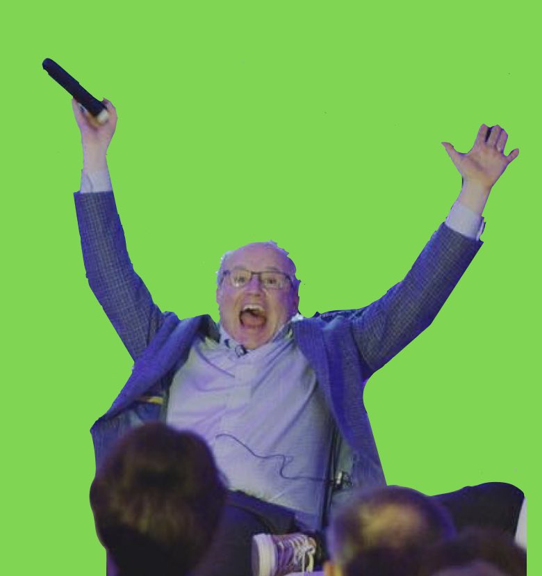 YuleLoveYYC's tweet photo. @zainvelji @coreyhogan @carter_AB @strategistspod Although… for future #StratLive events … if we could make the background behind @carter_AB just a giant green screen, it would make subsequent memes a whole lot easier. https://t.co/HXzz9N6yqe