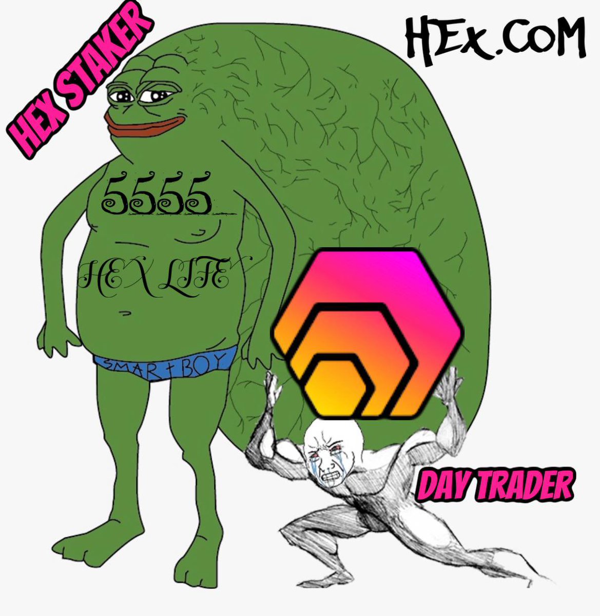 How I feel buying the $HEX dip.
