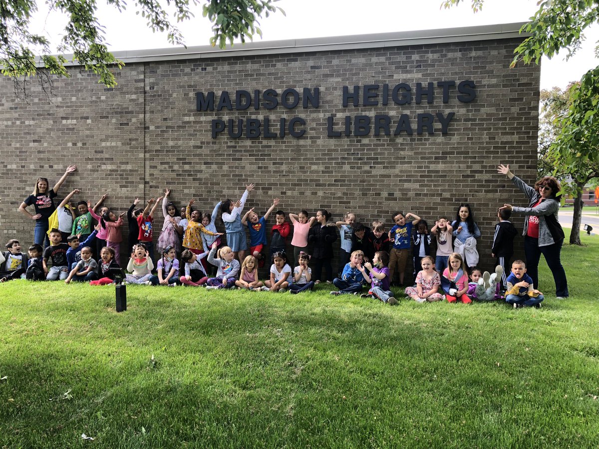 #ottokinders and <a href="/michalgut/">michalgut</a> enjoy the Madison Heights Library! <a href="/hillerwildcats/">Hiller Elementary | The Lamphere Schools</a> <a href="/LamphereSchools/">Lamphere Schools</a>