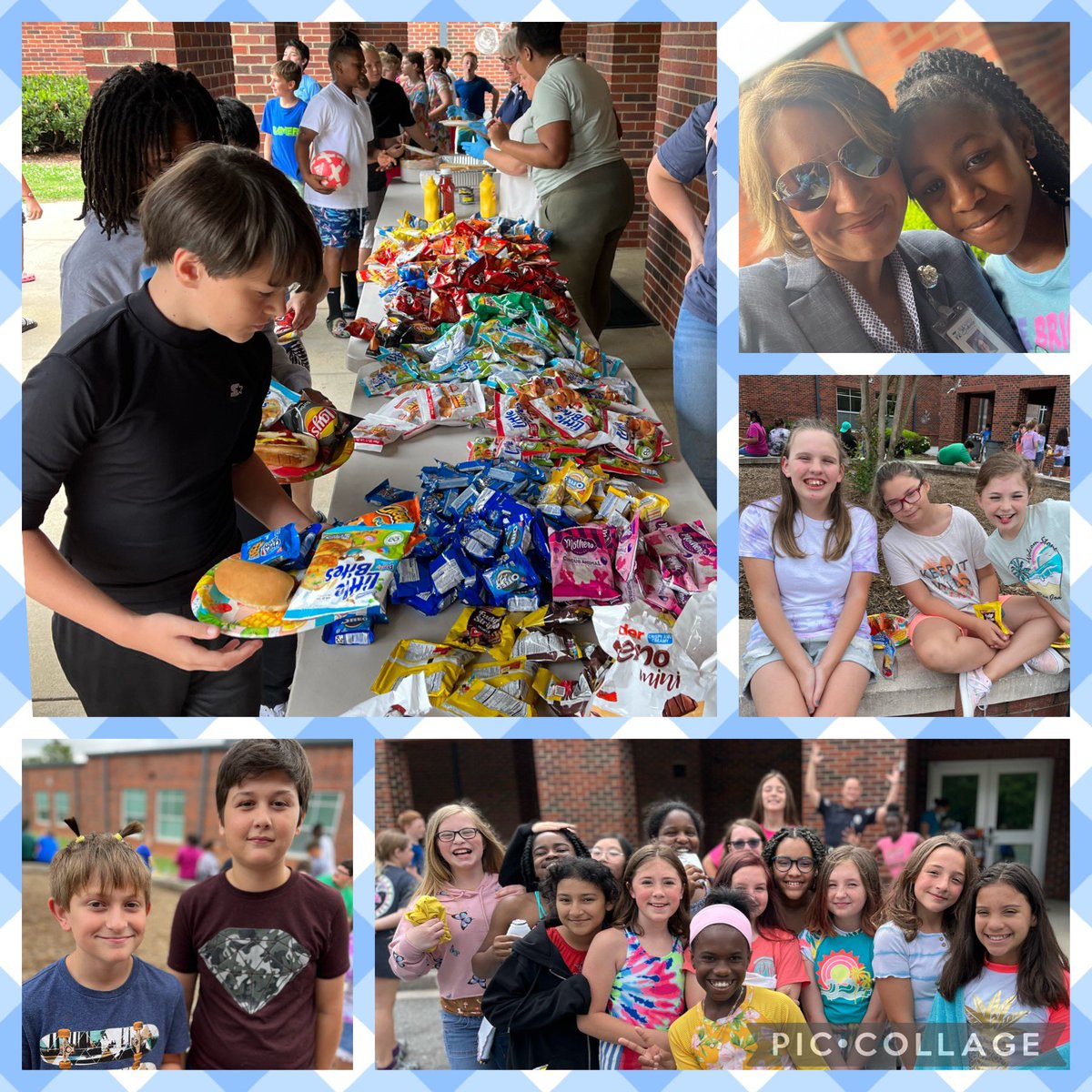 MrsSconyers's tweet photo. Cooking up some fun @OldPointeElem 5th grade Cookout! ##TouchHeartsTeach #OldPointeStrong https://t.co/QmmUI08Ghb