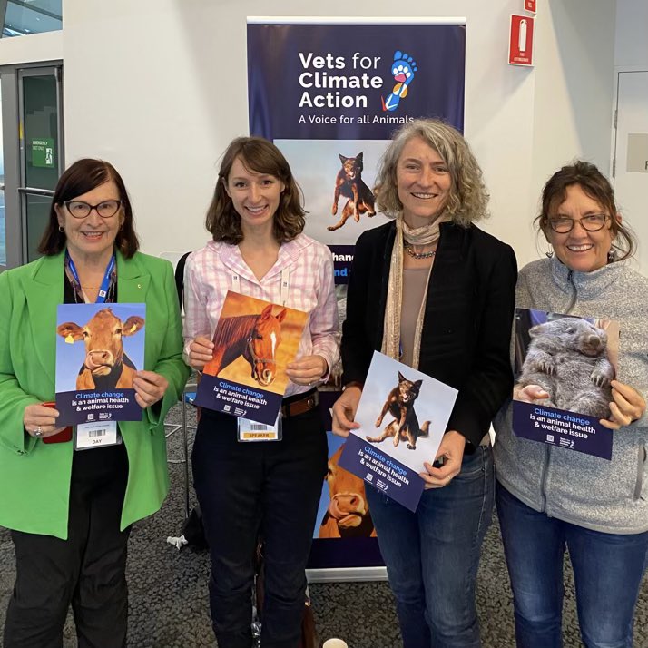 Vets4climateact's tweet photo. What a group of legends!
With people as smart, dedicated and hard working as this on board, you can be sure the veterinary community is taking climate action! For the animals we care for, love and need.
#AVAConference https://t.co/lA1uoqei2P