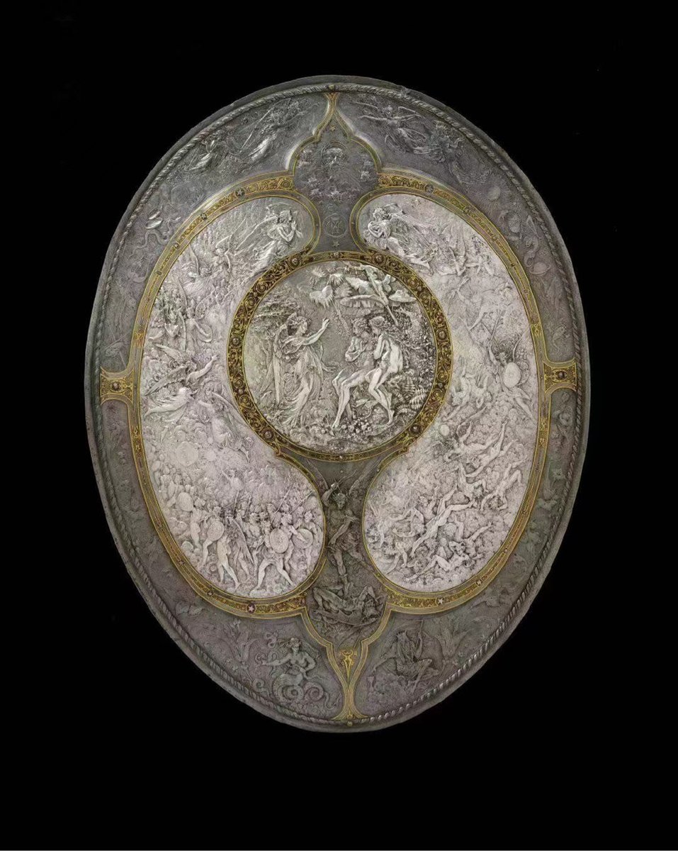 mianmianbb's tweet photo. In the Victoria and Albert Museum, there is a treasure called the Milton Shield, made especially for the 1867 Paris Exposition and designed by Leonard Morel-Ladeuil, designer of the famous British silver workshop Elkington &amp; Co.#art #museum https://t.co/YUU6HTeBeH