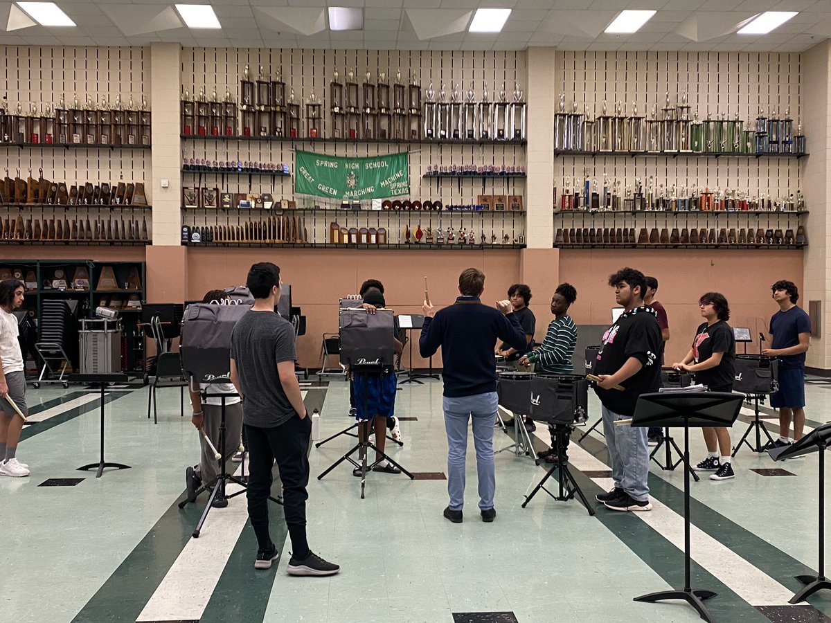 Spring Percussion!!! Getting ready!!!