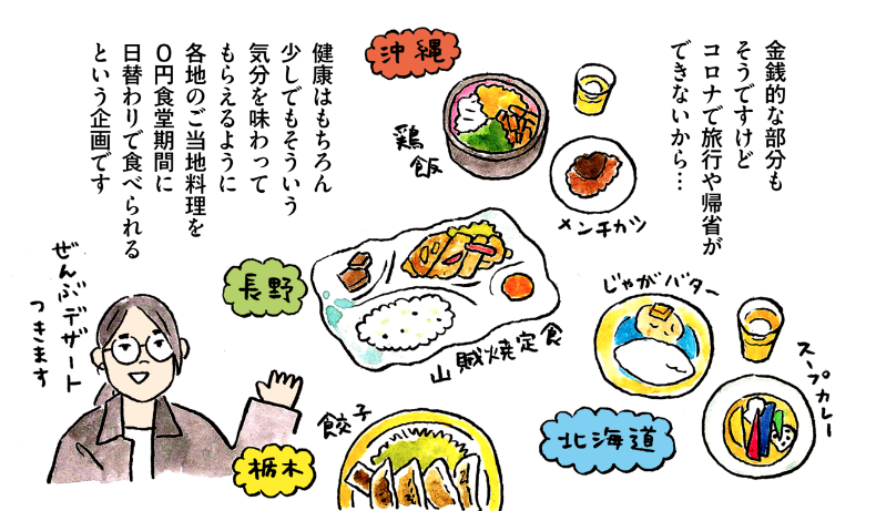 学食マンガ「学生食堂ワンダフルワールド」第3話(前編)が更新されております!明治大学で提供されていた驚愕の無料ランチ・100円の定食についてお話を聞いてきました!!あとふつうにやらかしました!!!ごめんなさい!!!よろしくおねがいします!!!
https://t.co/JfApUIsUD1