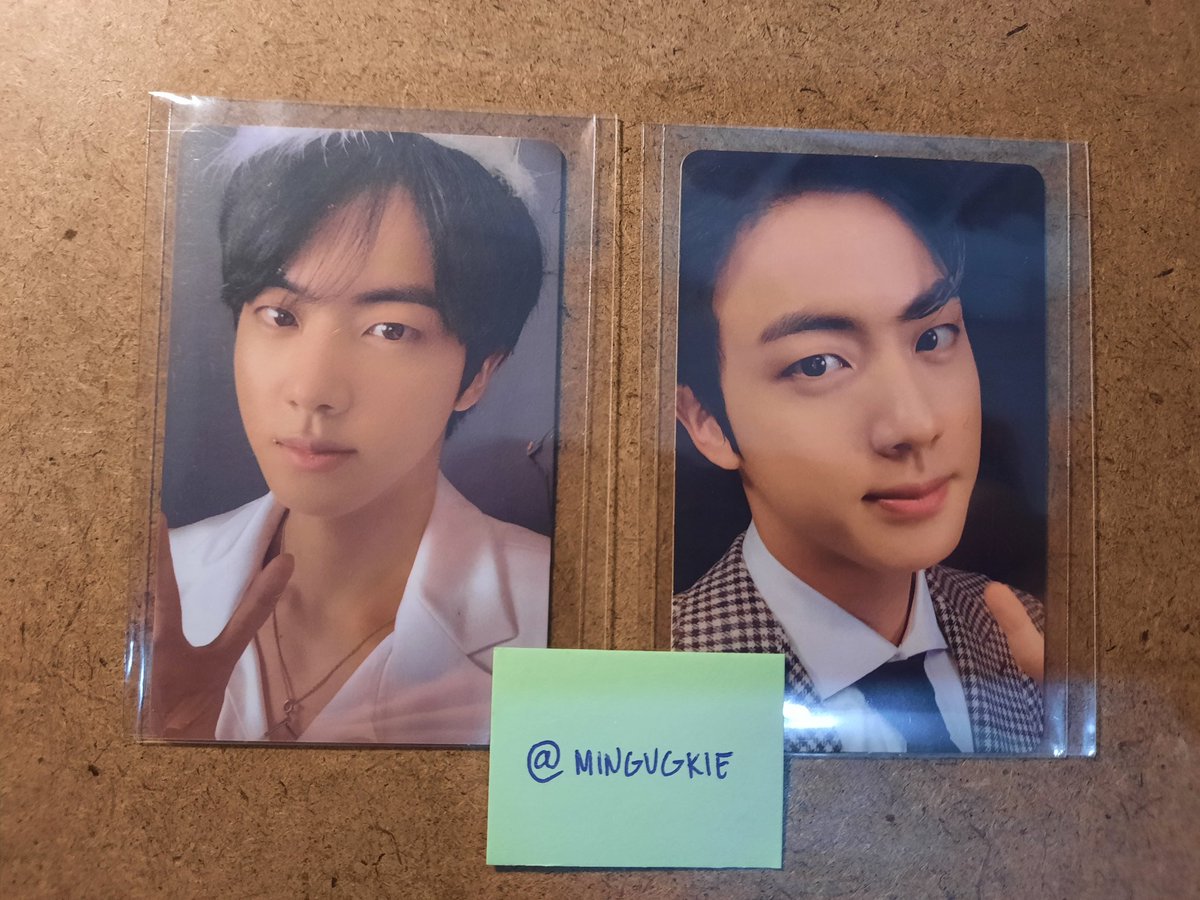 MINGUGKIE's tweet photo. wts lfb bts ph #mingugkiesells
Jin map of the soul (mots7) v1 - 450
Jin map of the soul (mots7) v3 - 450
- mint
- payo
- onhand
- prio set takers
rfs: need funds https://t.co/QMF6vhxCYr