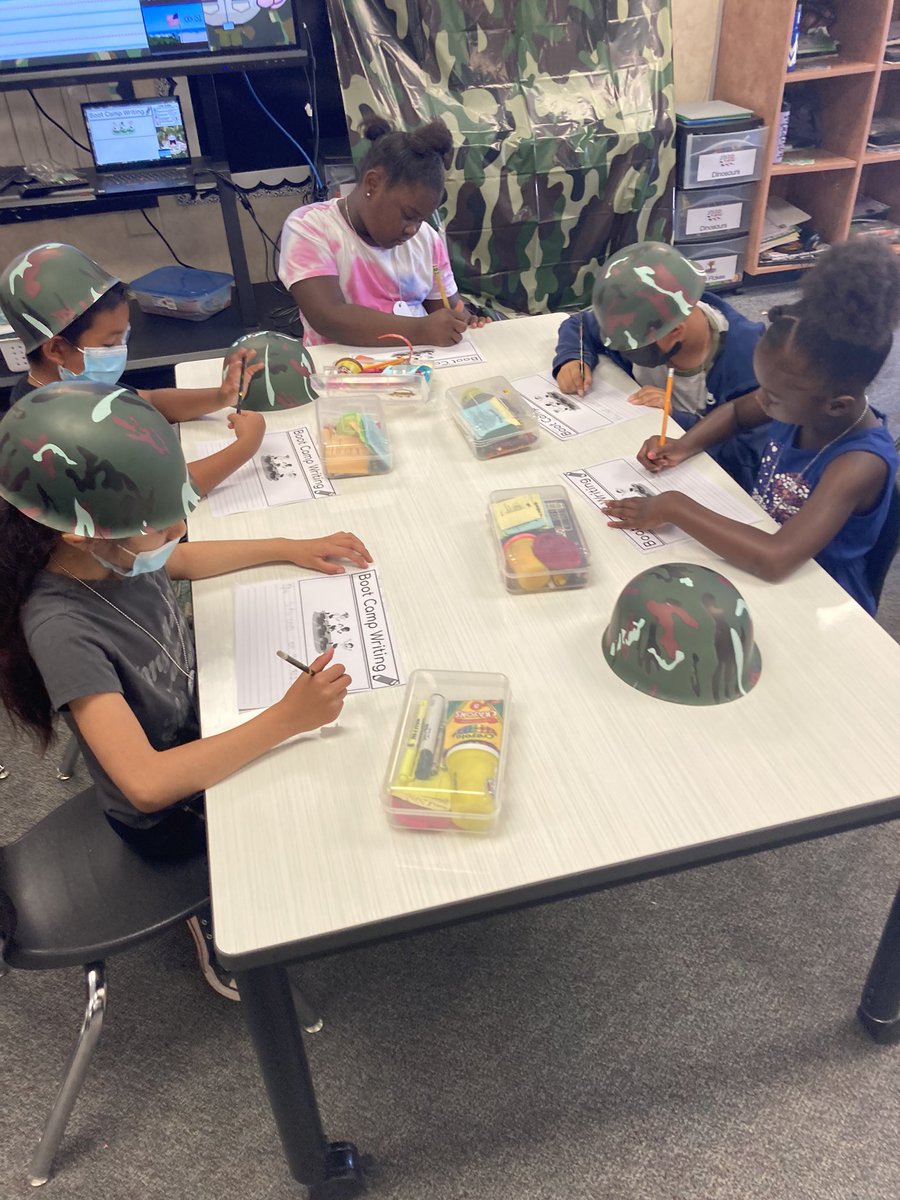 The last classroom transformation completed ✅. My kiddos loved their 1st grade Bootcamp. We reviewed HFW, phonics, writing, math, and fluency. They each earned a dog tag after completing each mission. 2nd grade here they come! 😢 😭 ❤️ <a href="/MayRanch/">May Ranch Elementary</a>