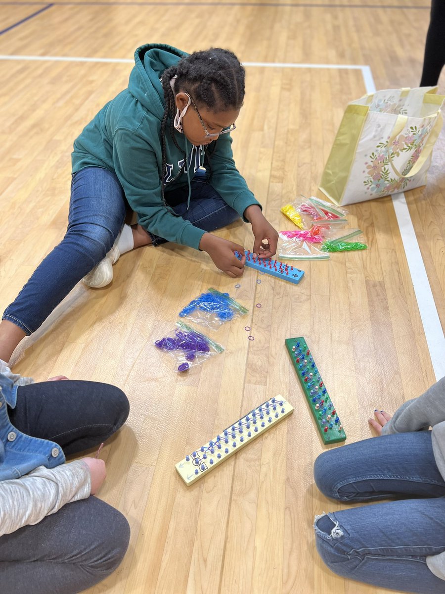 DouglassElemen1's tweet photo. “Teacher for the day.” That’s what our 2nd grade students did today!! Teaching time, how to make a friendship bracelet, teaching colors in Spanish, and so much more!  Go Eagles! @RCS_NC https://t.co/xsDvp1O3UB