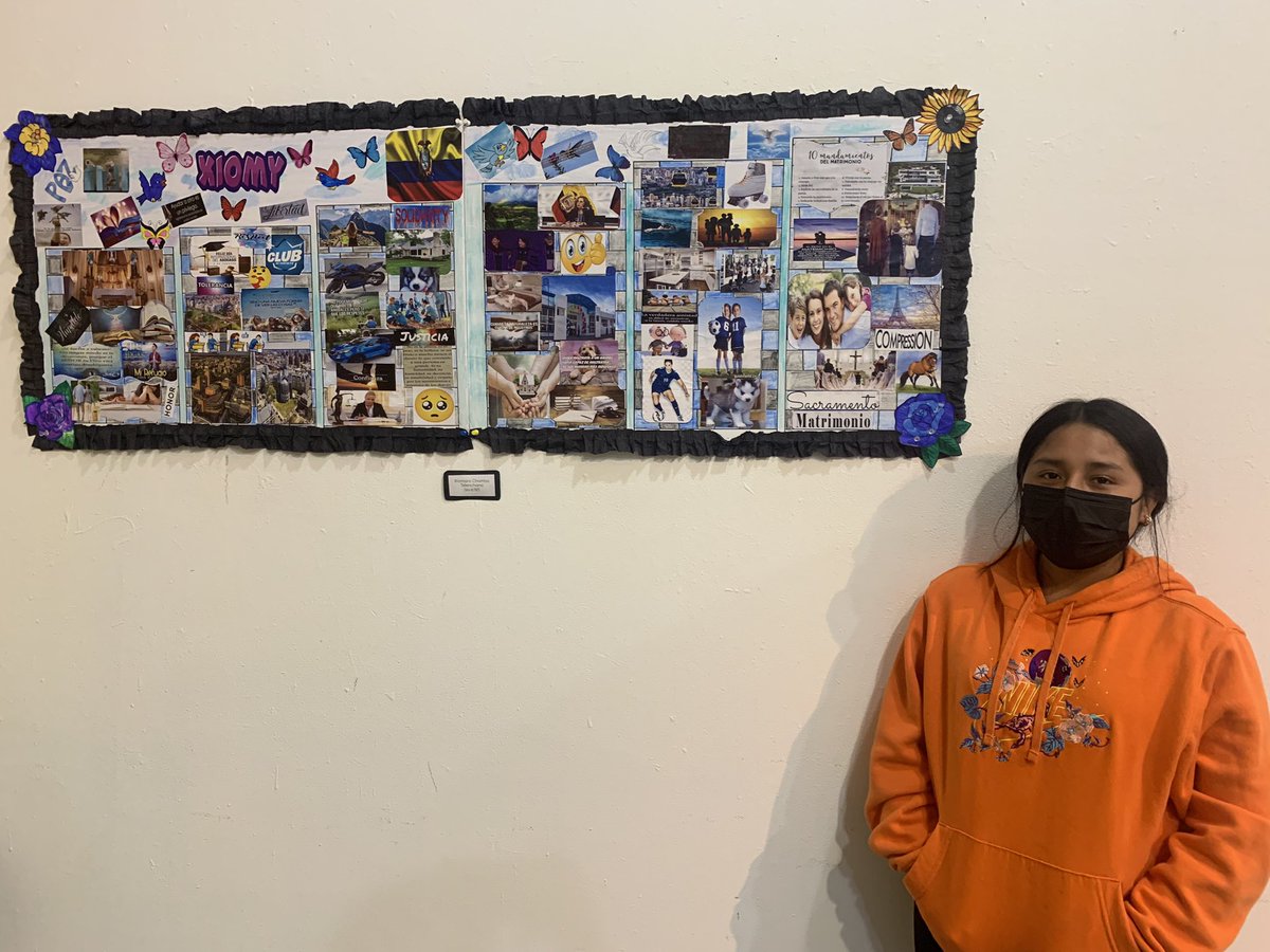 After a heavy day Our 9th grade families gathered in community to see the great work of their children. Thank EC students for sharing your future dreams with us. We heal in community. Gracias teachers/staff for you work today in this event &amp; your work everyday! <a href="/WeAreUnidosUS/">UnidosUS</a>