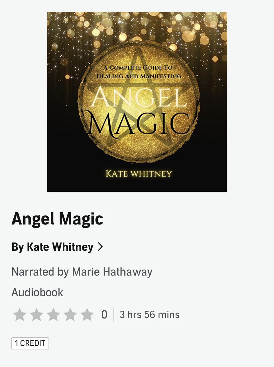 lovekatewhitney's tweet photo. ✨🎉Angel Magic is now available on Audible and will be available on iTunes in a few days!🎉✨ Get your audio version of Angel Magic in the link below.
#audiobook #angelmagic #author #listentothis #magic #witchcraft #angel https://t.co/XjhiOEshiU
