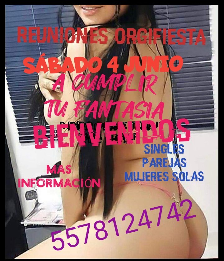Alberto14766850's tweet photo. BUENAS  TARDES A TOD@S
LES HACEMOS UNA CORDIAL INVITACION
A NUESTRA PROXIMA REUNION 
BIENVENIDOS
PAREJAS
SINGLES
MIJERES SOLAS( UNICORNIOS)
VIVE LA EXPERIENCIA
DISFRUTA TU SEXUALIDAD 
CUMPLE TU FANTASIA
MAS INFORMACION 
X WASSAP 
5578124742 https://t.co/JVZ6d6oQPy