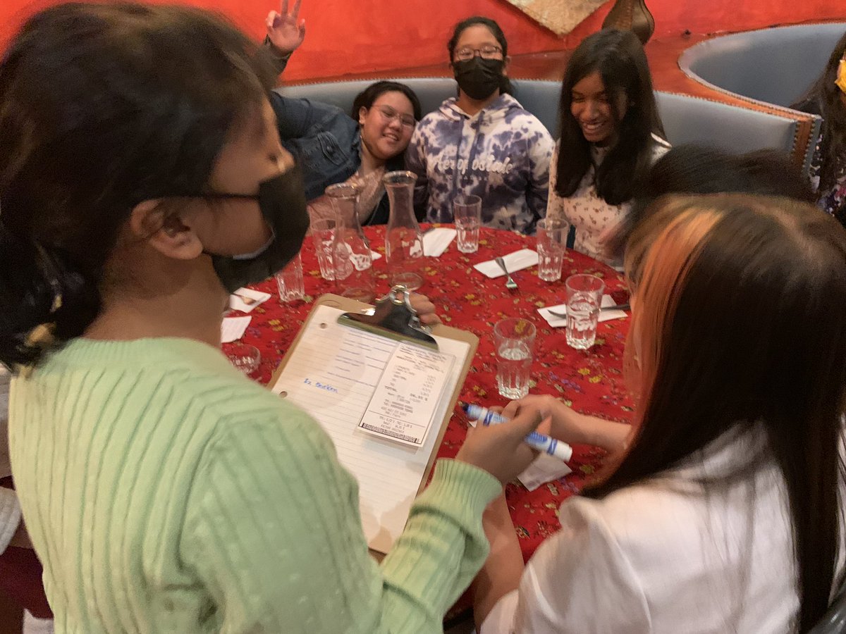 Lol Proud smiling teacher moments are trickier in masks 🙂  #finally #fieldtrips !!! Ordering food at a restaurant ✅