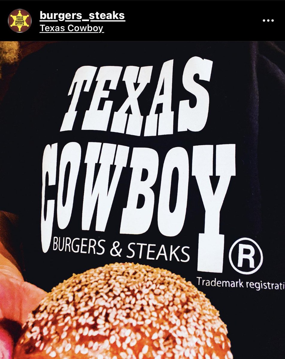 Cowboy06899474's tweet photo. #テキサスカウボーイ 
#ロゴマーク 
#商標登録 
#バーガー 
#ビーフ100パーセント 
#粗挽きパティ
#無添加
#テキサスカウボーイ 
#山形ハンバーガー 
#女子グルメバーガー部 
#テキサスカウボーイ🇺🇸 
#テキカウ 
#ハッシュタグ 
#texasangus #texascowboy @ Texas Cowboy https://t.co/1oXwKRX7Gv