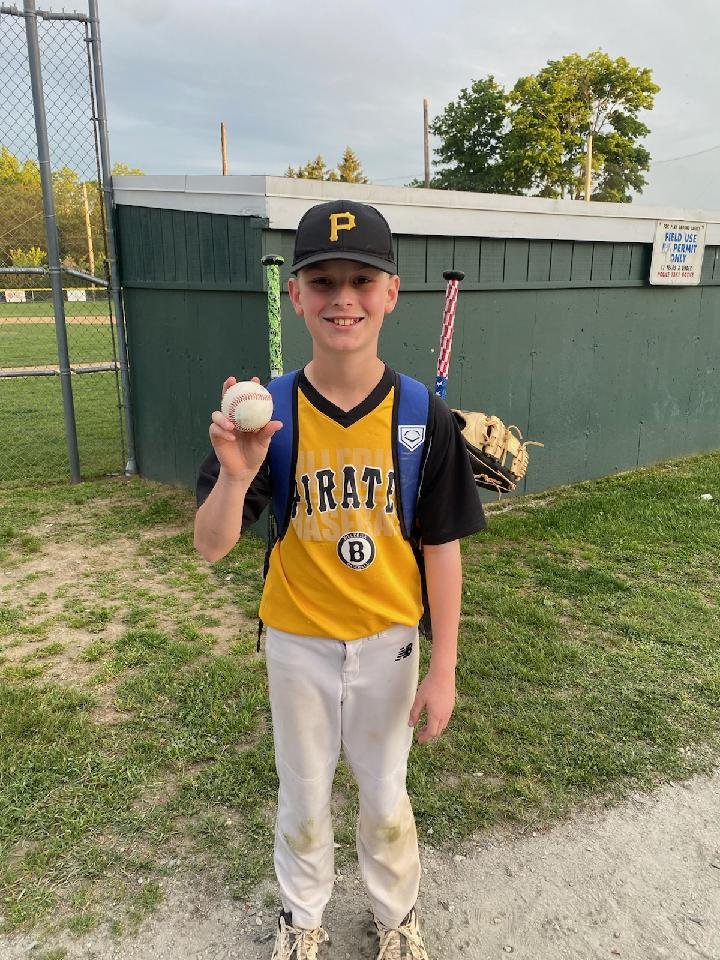 BLLBaseball's tweet image. HR ALERT:  Congrats Travis Melzard of Major Pirates on his 1st Majors HR.  Travis had 3 hits and 6 RBI in 10-10 tie vs Dodgers