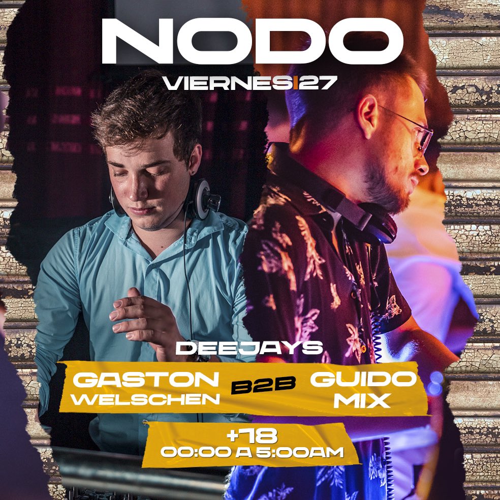 Nuevo viernes de clásico!!
Y un dúo explosivo para detonar la pista…
@gaston_welschen B2B <a href="/djguidomix/">dj guido</a> 💣
.
.
CUMPLEAÑEROS DE LA SEMANA (free + consumición) 
#Elclasicodelosviernes
