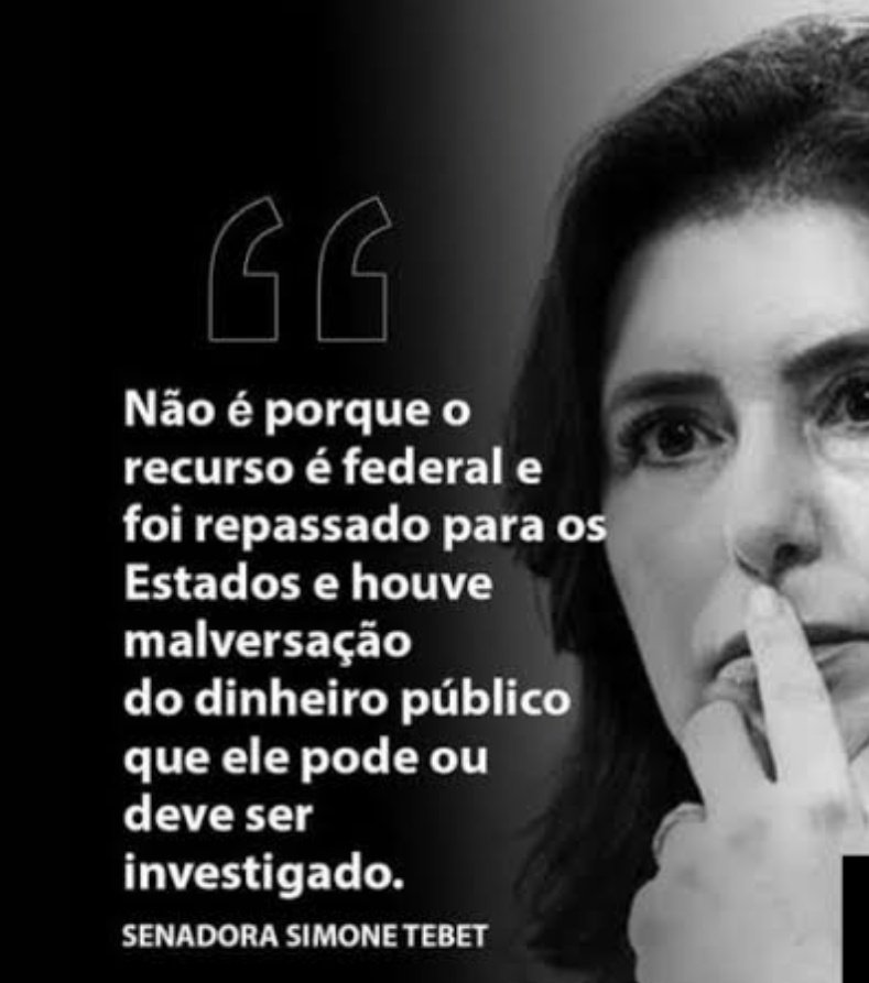 Lá vem com essa ladainha sem qualquer credibilidade.
#TebetNAO 
O povo não esqueceu de suas palavras na #cpidocirco.