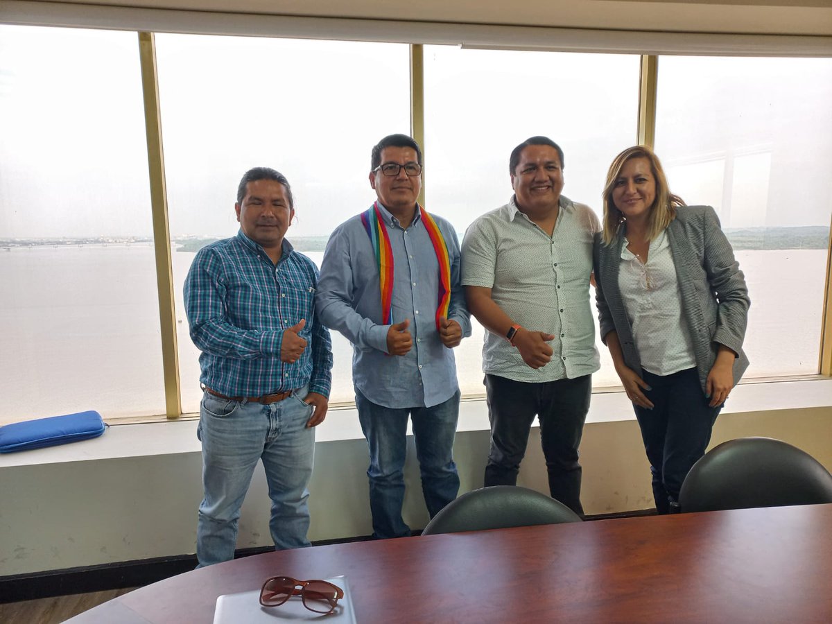 PKnacional18's tweet photo. En el cantón Alfredo Baquerizo Moreno (Juján) el Coordinador Nacional @marlon_santi junto al Coordinador Provincial de Guayas Luis Miguel Quito del Movimiento de Unidad Plurinacional @PKnacional18 en la presentación de los precandidatos por nuestro movimiento #Listas18. https://t.co/C1Vjx7QJ3N