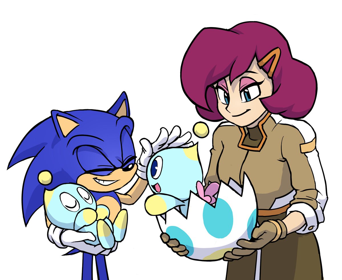 ソニック 「#31DaysSonic Day 3 - What If
(chao garde」|Siggieのイラスト