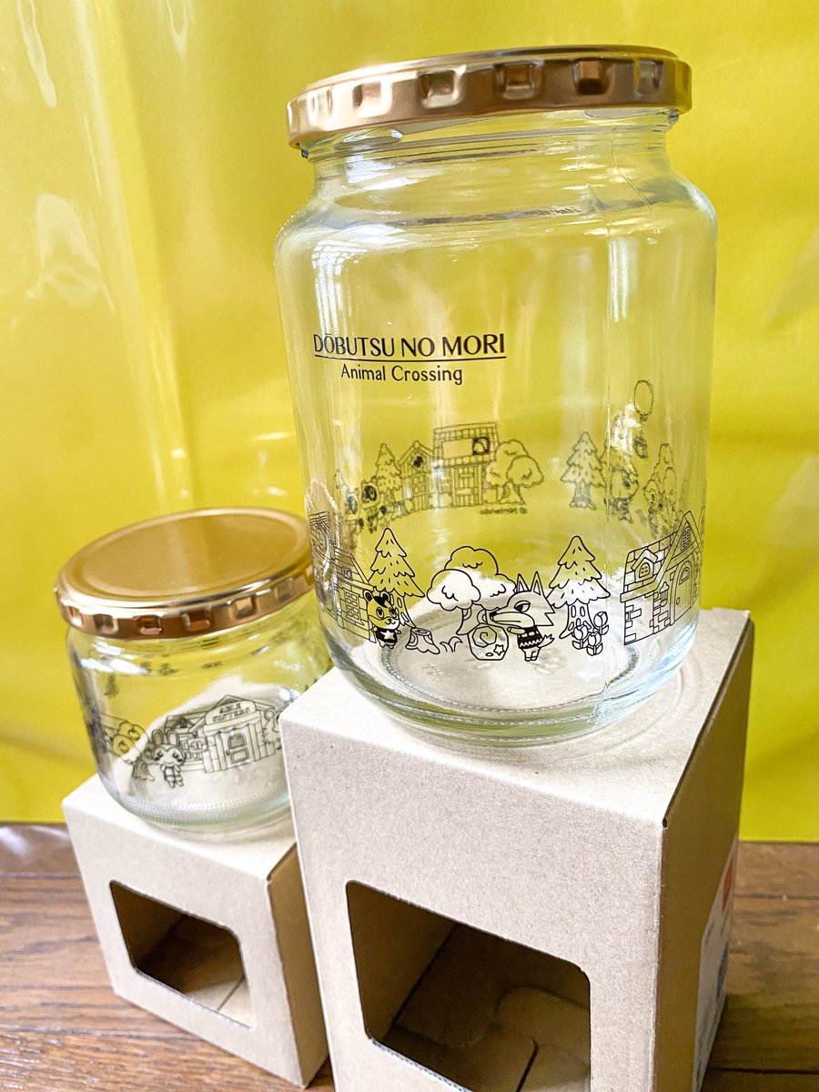 Nintendo TOKYO様でしばらく品切れしてたどうぶつの森 保存瓶(S)と(L