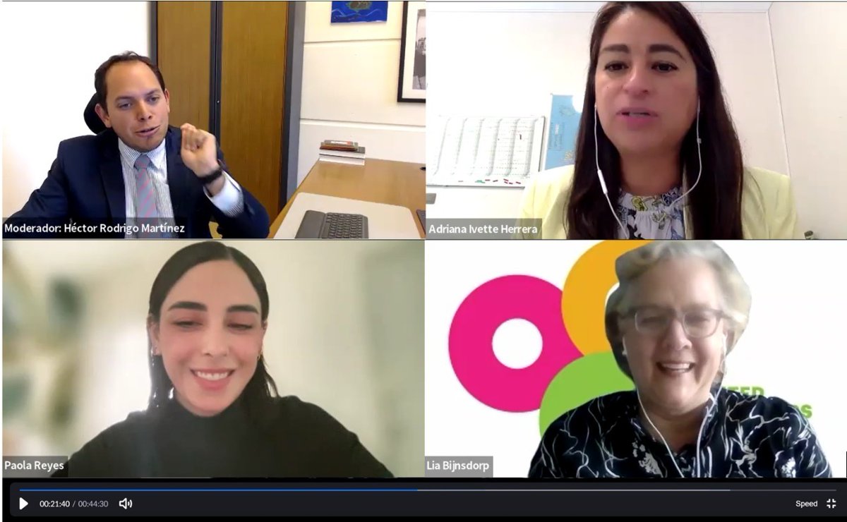 Alineada con la #PolíticaExteriorFeminista de la Subsecretaria <a href="/marthadelgado/">Martha Delgado</a>, en #ImpulsoGlobal promovemos a las empresarias mexicanas 🇲🇽🙋🏻‍♀️ Por ello, durante el foro #MujerExportaMX Paola Reyes, platicó sobre cómo las apoyamos a vincularse con el mercado europeo  🇪🇺.