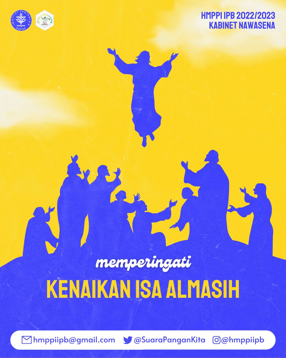 [HARI KENAIKAN ISA ALMASIH]

Selamat Hari Kenaikan Isa Almasih bagi Sobat Pangan yang merayakan! Semoga hari ini dapat dijalani dengan damai, cinta, dan kebahagiaan. 💖