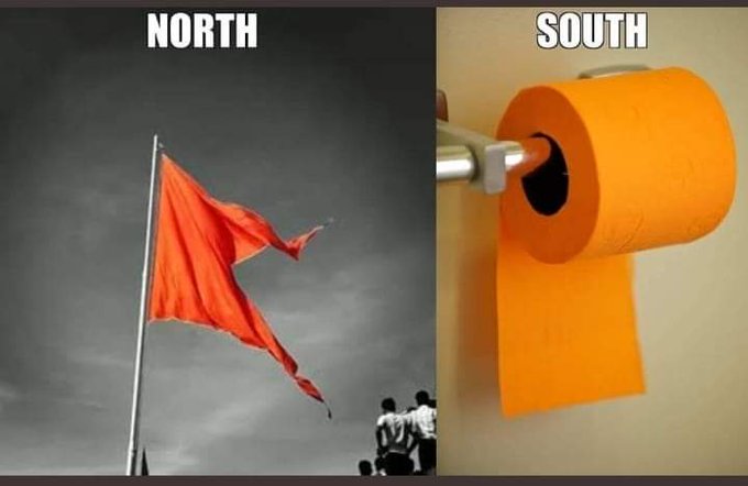 Vallipattu's tweet photo. #GoBack_Modi

North and south India's political idiealogy in a single picture..

#GoBackModi 
#GoBackFascistModi https://t.co/6Xtq55wNvH