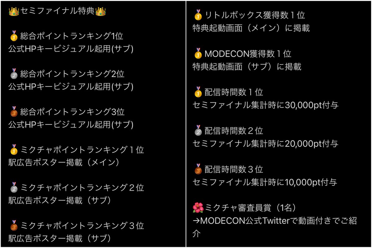 ayaka_ircx's tweet photo. 【MODECON in the summer girls】に参加してる🌈あやか💫です

セミファイナル：5/26(木)12:00～6/14(火)23:59:59

【審査内容】
♦️ミクチャ配信pt
♦️1日1回のWEB投票数(1投票20pt)
♦️Twitter固定リツイート(1RT100pt)

#MODECON  #ミクチャ #拡散希望

SNS＆投票のリンク↓
https://t.co/1q6vIUtSvh https://t.co/XMUpOnKFAj