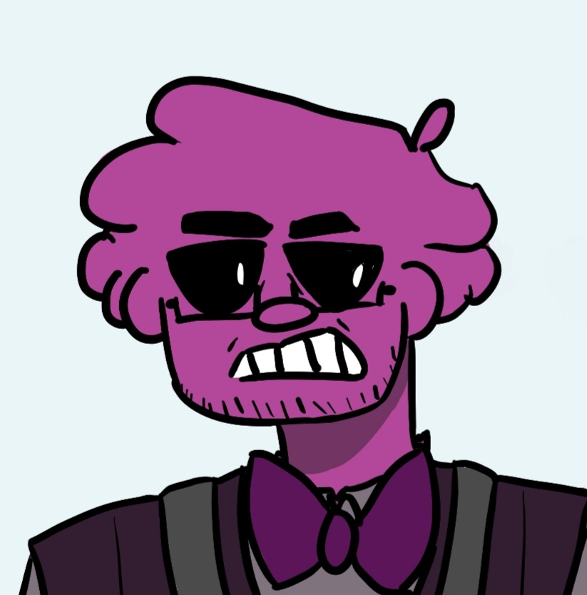 ordemespectral's tweet photo. Henry has a cat. "but hes a sadistic murderer who cheated death" FUCK YOU his name is blue and he has four doubloons #dsaf #dayshiftatfreddys #henrymiller #davemiller #bluemin https://t.co/8LjMVvX3Um