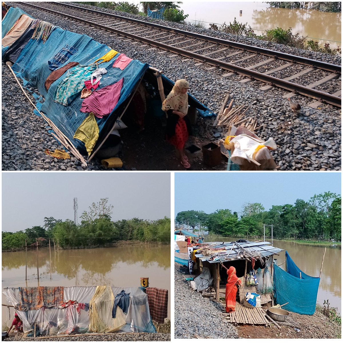 Myself_Suhail's tweet photo. Very difficult times for the people who have lost their homes to the devastating floods.
Need help for Assam! 
#PatheticCondition #EndlessMisery #Laopani #Nagaon #AssamFloods2022 
@CMOfficeAssam @BJP4Assam @PMOIndia @AmitShah @himantabiswa https://t.co/b98zDeAYi0