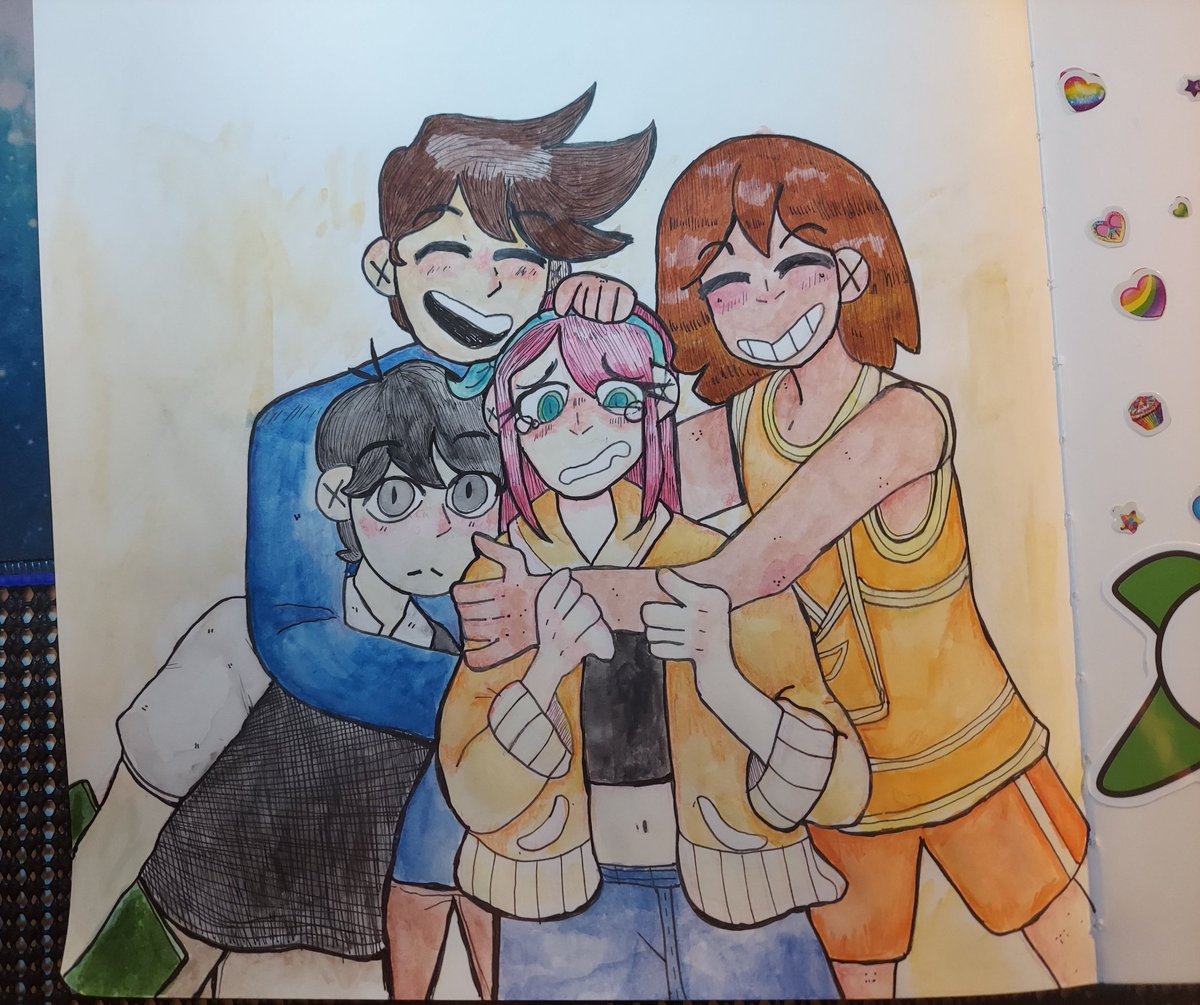 SketchySeni's tweet photo. Happy Belated birthday Aubrey! 🎂 

#aubreyomori #OMORIFANART #OMORI #omoriaubrey #art https://t.co/rdoZUmjqAS