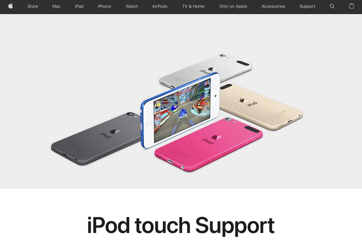 aaplpro's tweet photo. Apple удалила страницу iPod Touch с сайта во многих странах - теперь прежняя ссылка ведет на страницу техподдержки

https://t.co/eqWRK6Z2aG https://t.co/FNhKD5gf8v