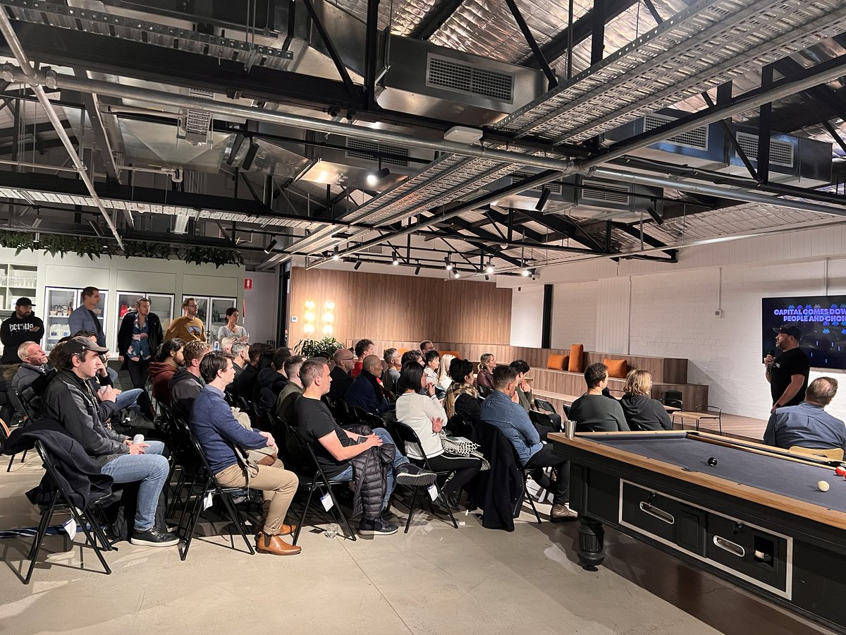 Great crowd for <a href="/tractorventures/">Tractor Ventures 🚜</a> first Cost of Capital event! Auckland founder crew, this will be on in our fair city in July! Sign up here to get the low down on how to balance the cost of capital in your favour - eventbrite.com.au/e/the-cost-of-…