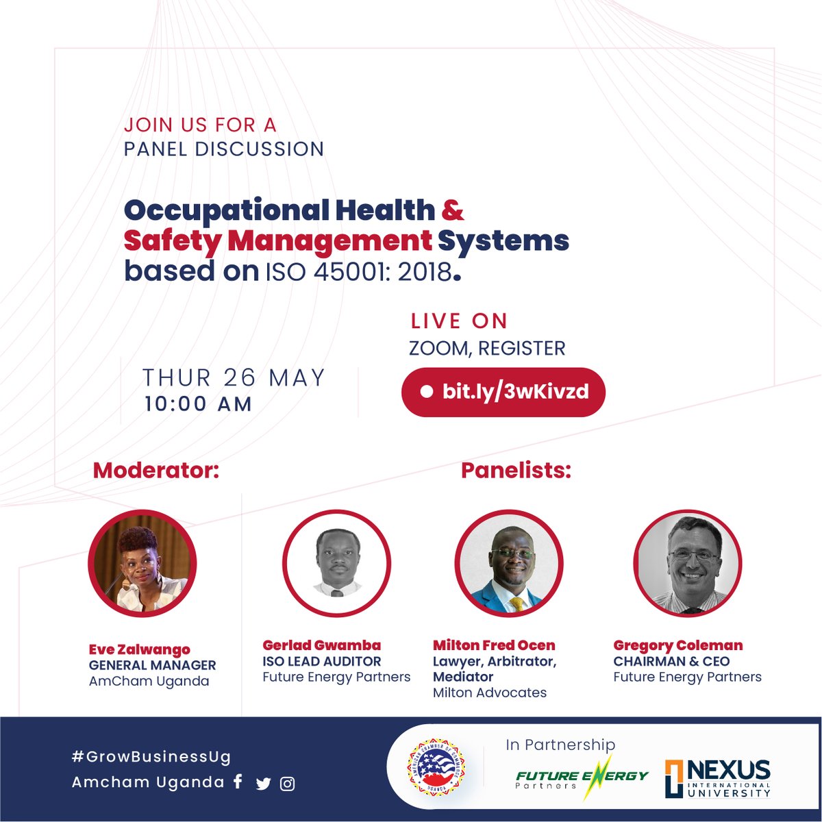 Occupational health services covering all workers should be established. Ideally, all workers in all categories of economic activity should have access to such services, which aim to protect and promote workers’ health and improve working conditions. - 
<a href="/EveZalwango/">Eve Zalwango #TheCarpenter #FundiWomen</a>. 

#AmChamUG