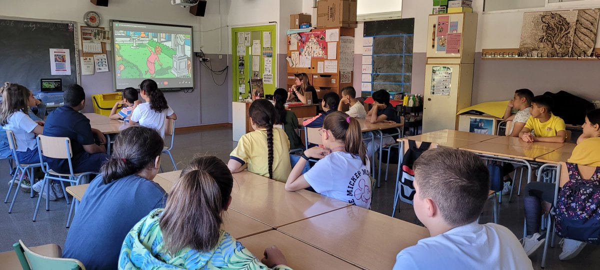 EscolaRB's tweet photo. Alumnat de 5è partivipant a la #JornadaPuerorumLudi
#curs20212022
@cdatarragona #somBergadà https://t.co/7rcIUNN9yN