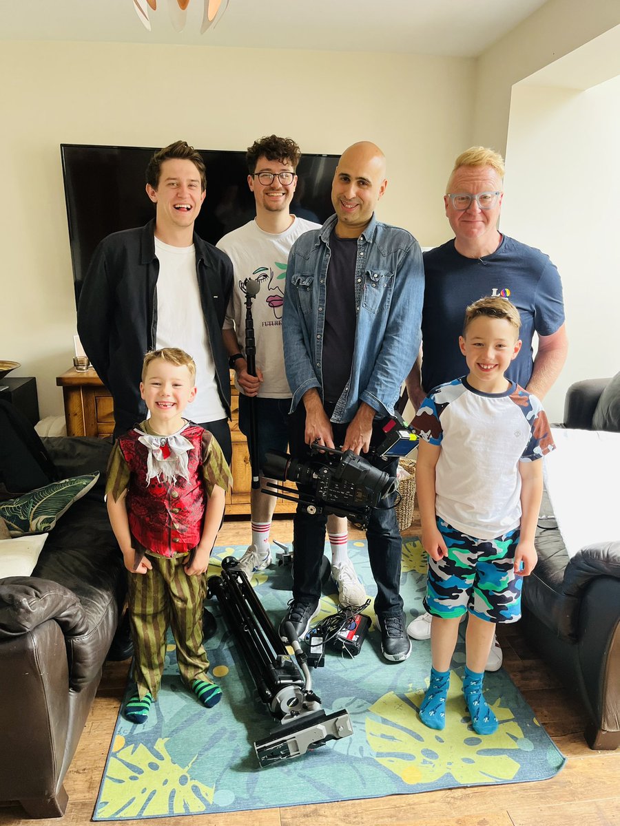Thank you <a href="/strawblondtv/">Strawberry Blond TV</a> for a super morning of filming with my boys yesterday! We all had a great time! Thanks for being so good with them! They absolutely loved it! Can’t wait to see the show! 🎬🎥🤩