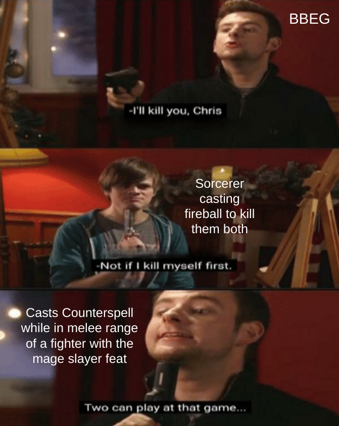 When the DM is avoiding a TPK
⚔️😂
credit: Liger-9
#dnd  #gamenight #dndcharacter  #tabletopgames #cosplay  #meme #rogue