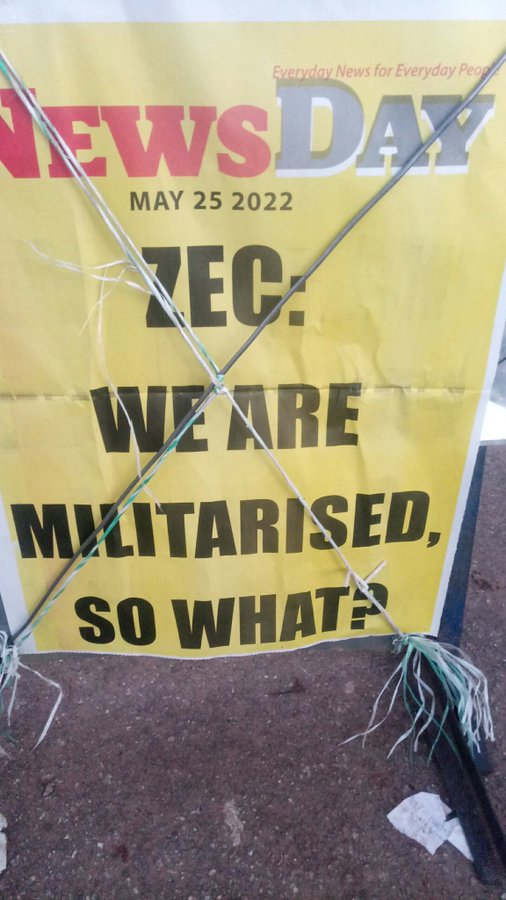 maDube_'s tweet photo. ZANU are not good people
Don't be deceived.
Motofarira kuti matamba bhora neZANU.
#ReformsFirst. https://t.co/EEYEKQeZxD