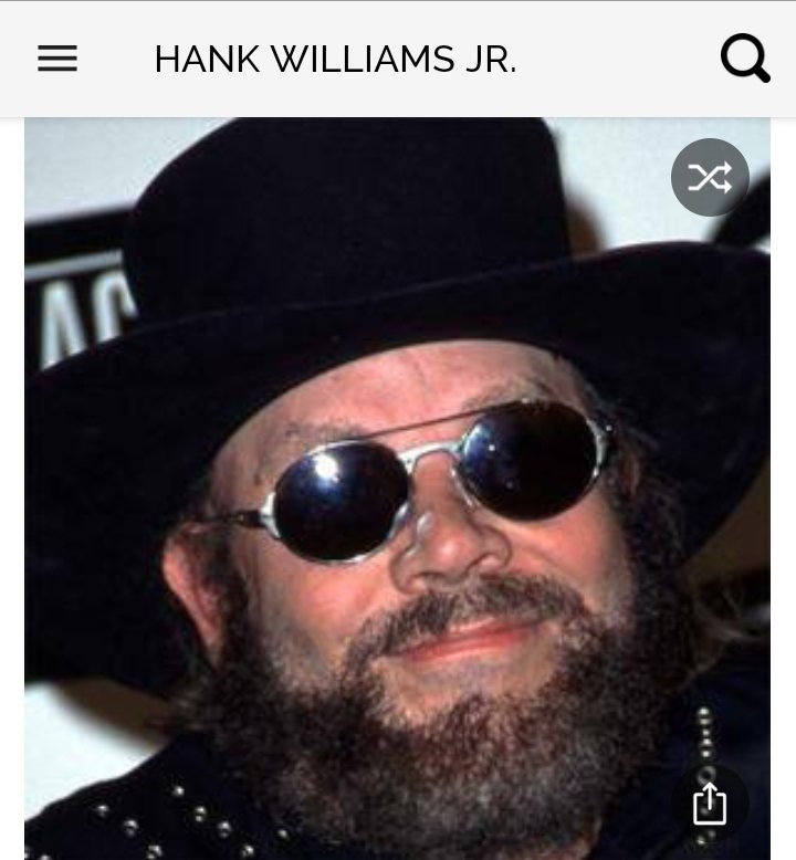 Happy birthday to this great country star. Happy birthday to Hank Williams Jr. 