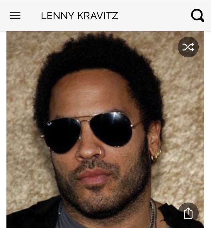 Happy birthday to this great singer.  Happy birthday to Lenny Kravitz 