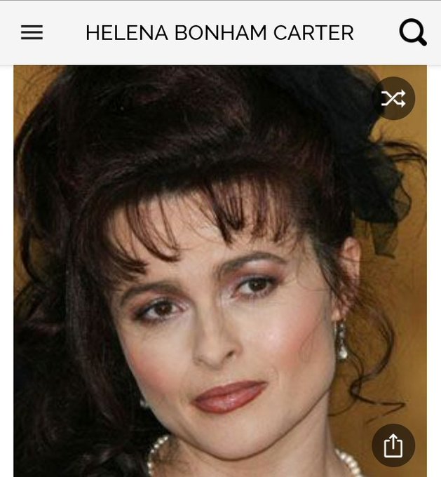 Happy birthday to this great actress.  Happy birthday to Helena Bonham Carter 