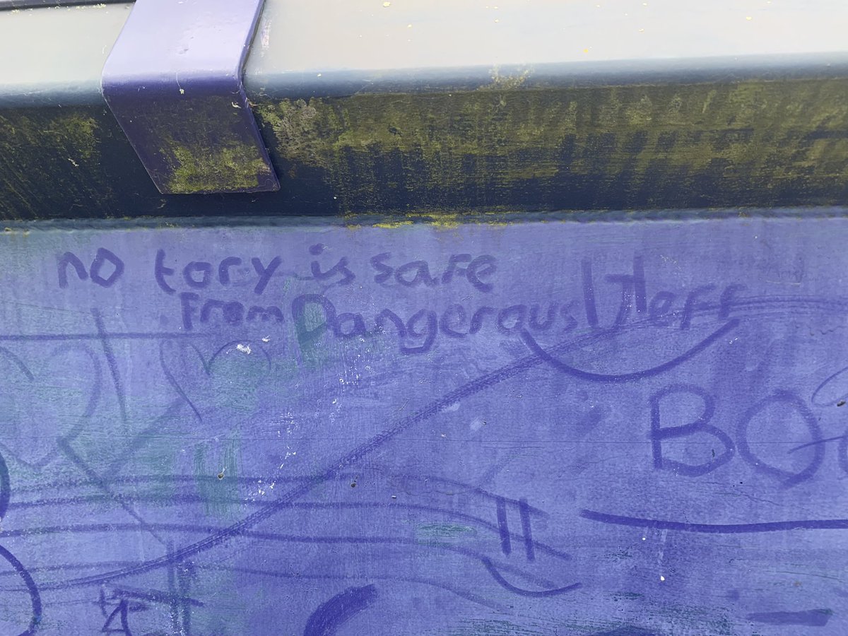 The most British bit of graffiti #dangerousjeff #GTTO