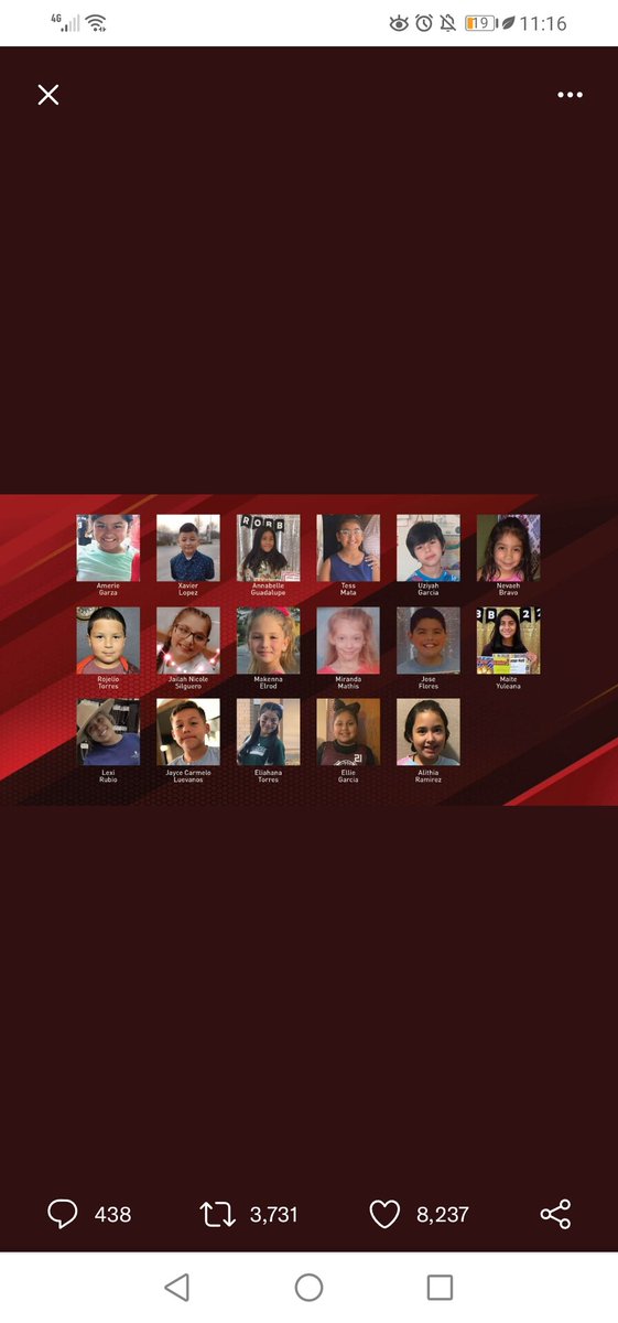 My heart weeps for these beautiful innocent little souls!
May your souls rest in peace .
#uvalde