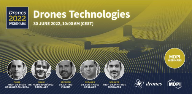 Thank you very much for the invitation. Looking forward to contribute with my presentation in this 
<a href="/Drones_MDPI/">Drones MDPI</a> webinar  <a href="/CyUniTech/">Cyprus University of Technology</a> <a href="/phvislab/">Photogrammetric Vision Lab</a>
 drones-1.sciforum.net